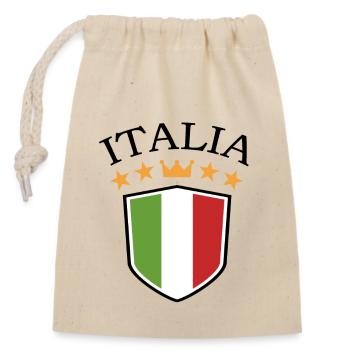 Italie Italien Italien Italie - Sac cadeau en coton avec cordon (14 x 20 cm) - nature - Devant