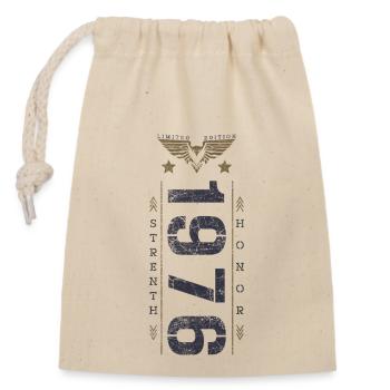 Edition Limitée 1976 Anniversaire Force et Honneur - Sac cadeau en coton avec cordon (14 x 20 cm) - nature - Devant