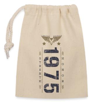 Edition Limitée 1975 Anniversaire Force et Honneur - Sac cadeau en coton avec cordon (14 x 20 cm) - nature - Devant
