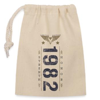 Edition Limitée 1982 Anniversaire Force et Honneur - Sac cadeau en coton avec cordon (14 x 20 cm) - nature - Devant