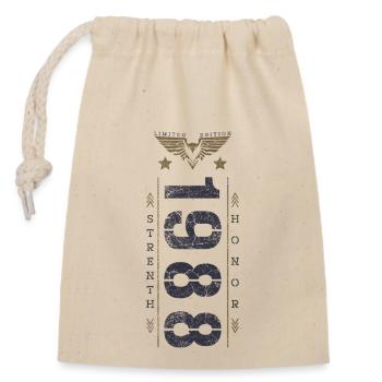 Edition Limitée 1988 Anniversaire Force et Honneur - Sac cadeau en coton avec cordon (14 x 20 cm) - nature - Devant