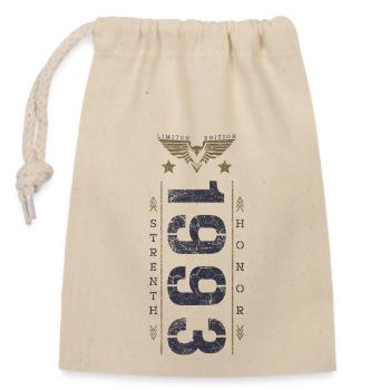 Edition Limitée 1993 Anniversaire Force et Honneur - Sac cadeau en coton avec cordon (14 x 20 cm) - nature - Devant