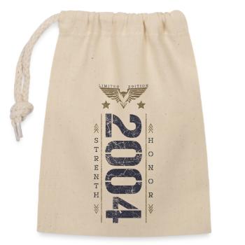 Edition Limitée 2004 Anniversaire Force et Honneur - Sac cadeau en coton avec cordon (14 x 20 cm) - nature - Devant