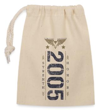 Edition Limitée 2005 Anniversaire Force et Honneur - Sac cadeau en coton avec cordon (14 x 20 cm) - nature - Devant