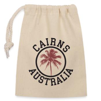 Cairns Australien - Verschließbarer Geschenkbeutel aus Baumwolle (14x20cm) - Natur - Vorne