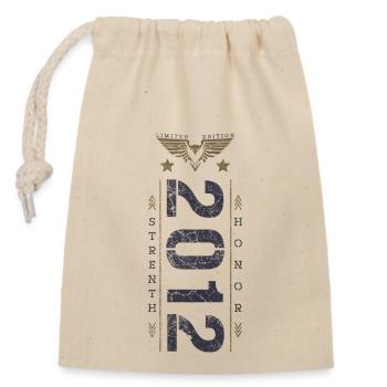 Edition Limitée 2012 Anniversaire Force et Honneur - Sac cadeau en coton avec cordon (14 x 20 cm) - nature - Devant