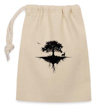Floating Tree Sanctuary - Closable cotton gift bag (14x20cm) - nature - Front