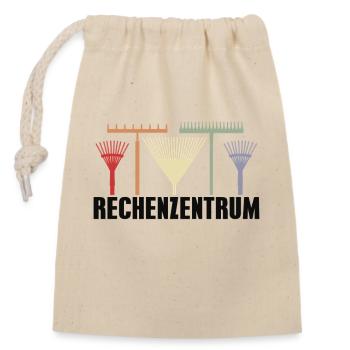 Centre de données Jardinier Jardinier amateur Jardin - Sac cadeau en coton avec cordon (14 x 20 cm) - nature - Devant