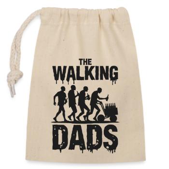 The Walking Dads – Enterrement de vie de garçon pour la fête des pères - Sac cadeau en coton avec cordon (14 x 20 cm) - nature - Devant