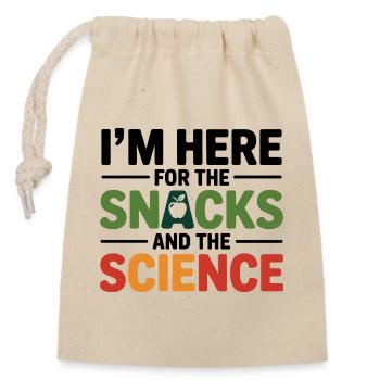 On ne peut pas acheter le bonheur mais on peut acheter des courses - Sac cadeau en coton avec cordon (14 x 20 cm) - nature - Devant