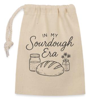 Baking Baker Sourdough In My Sourdough Era - Closable cotton gift bag (14x20cm) - nature - Front