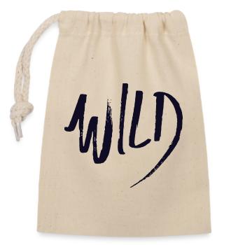 Sauvage - Sac cadeau en coton avec cordon (14 x 20 cm) - nature - Devant