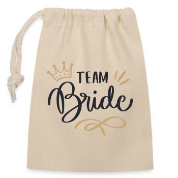 LGA Bachelorette Bride Party Girsnight - Verschließbarer Geschenkbeutel aus Baumwolle (14x20cm) - Natur - Vorne