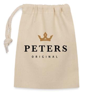 Peters - Verschließbarer Geschenkbeutel aus Baumwolle (14x20cm) - Natur - Vorne
