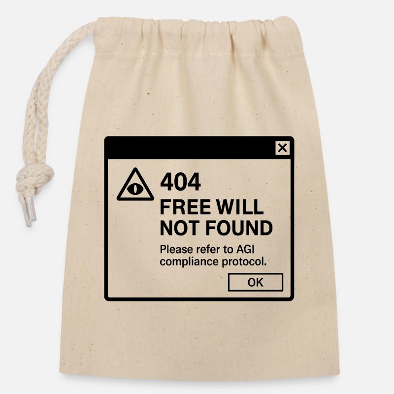 Agent of the Basilisk - Closable cotton gift bag (14x20cm) - nature