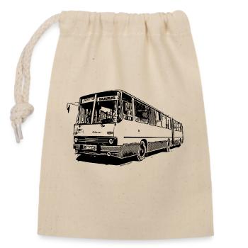 IKARUS 280 - Verschließbarer Geschenkbeutel aus Baumwolle (14x20cm) - Natur - Vorne