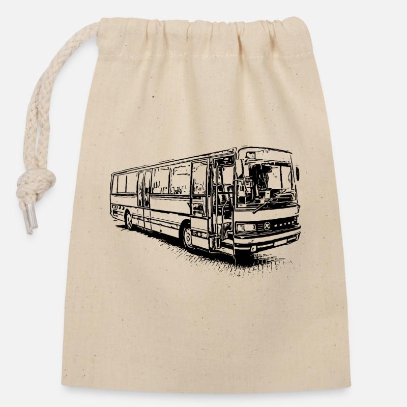 Setra S 213 UL - Verschließbarer Geschenkbeutel aus Baumwolle (14x20cm) - Natur