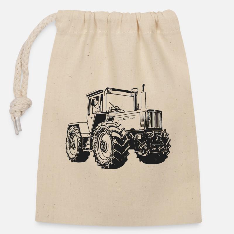 MB trac 1800 intercooler Traktor - Verschließbarer Geschenkbeutel aus Baumwolle (14x20cm) - Natur
