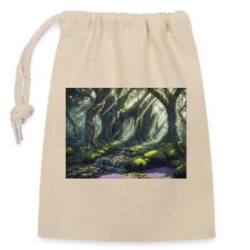 the magic forest - Closable cotton gift bag (14x20cm) - nature - Front