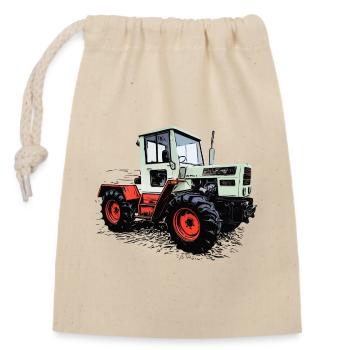 MB trac 65 70 Tractor - Closable cotton gift bag (14x20cm) - nature - Front