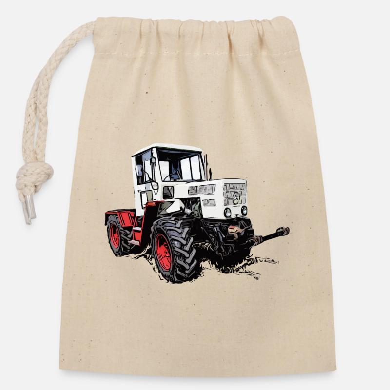 MB trac 65 70 - Verschließbarer Geschenkbeutel aus Baumwolle (14x20cm) - Natur