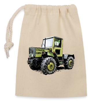 Alter MB trac 800 - Verschließbarer Geschenkbeutel aus Baumwolle (14x20cm) - Natur - Vorne