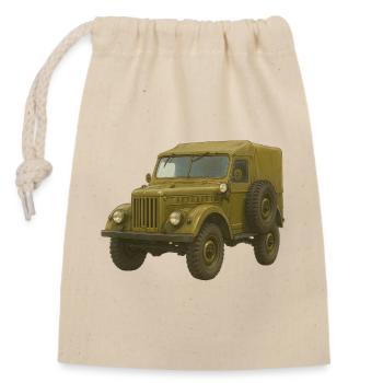 gaz 69 - Closable cotton gift bag (14x20cm) - nature - Front