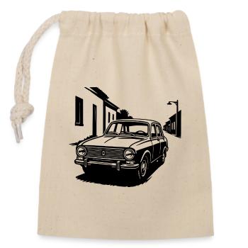 Eastern Legend 412 - Closable cotton gift bag (14x20cm) - nature - Front