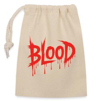 Blood - Killer Blood Design - Closable cotton gift bag (14x20cm) - nature - Front
