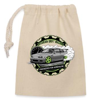 Machine de drift bavaroise - Sac cadeau en coton avec cordon (14 x 20 cm) - nature - Devant