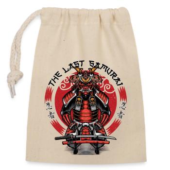 The last samurai - Verschließbarer Geschenkbeutel aus Baumwolle (14x20cm) - Natur - Vorne
