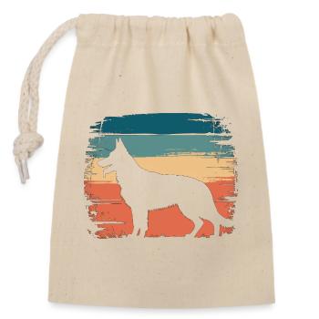 Dingo Australischer Wildhund Tierliebhaber Design - Verschließbarer Geschenkbeutel aus Baumwolle (14x20cm) - Natur - Vorne
