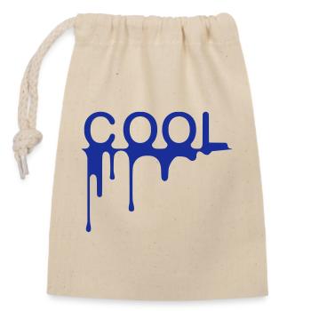 Cool - Sac cadeau en coton avec cordon (14 x 20 cm) - nature - Devant