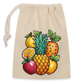 Rascal - Closable cotton gift bag (14x20cm) - nature - Front