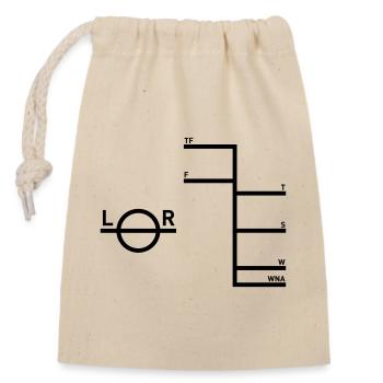 Plimsoll - Seafaring Sailing Ships Captain - Closable cotton gift bag (14x20cm) - nature - Front