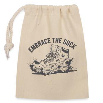 Embrassez le splash de baskets sucer - Sac cadeau en coton avec cordon (14 x 20 cm) - nature - Devant