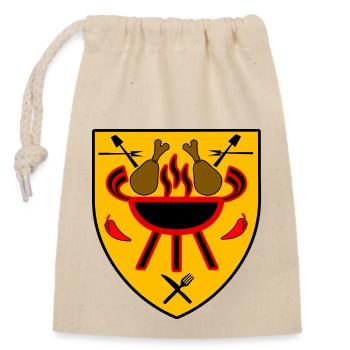 Griller - Sac cadeau en coton avec cordon (14 x 20 cm) - nature - Devant