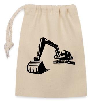 Silhouette de pelle, conception précise pour - Sac cadeau en coton avec cordon (14 x 20 cm) - nature - Devant
