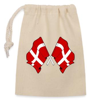 Savoie, France – Double Pride - Sac cadeau en coton avec cordon (14 x 20 cm) - nature - Devant
