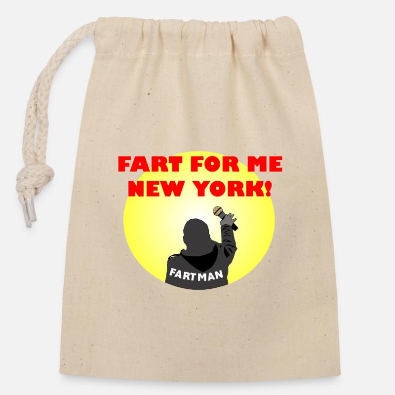 Comedy Thema Grafik T-Shirt - Verschließbarer Geschenkbeutel aus Baumwolle (14x20cm) - Natur