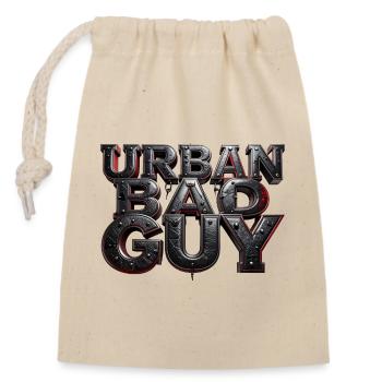 Bad Guy Urban Fetish - Verschließbarer Geschenkbeutel aus Baumwolle (14x20cm) - Natur - Vorne