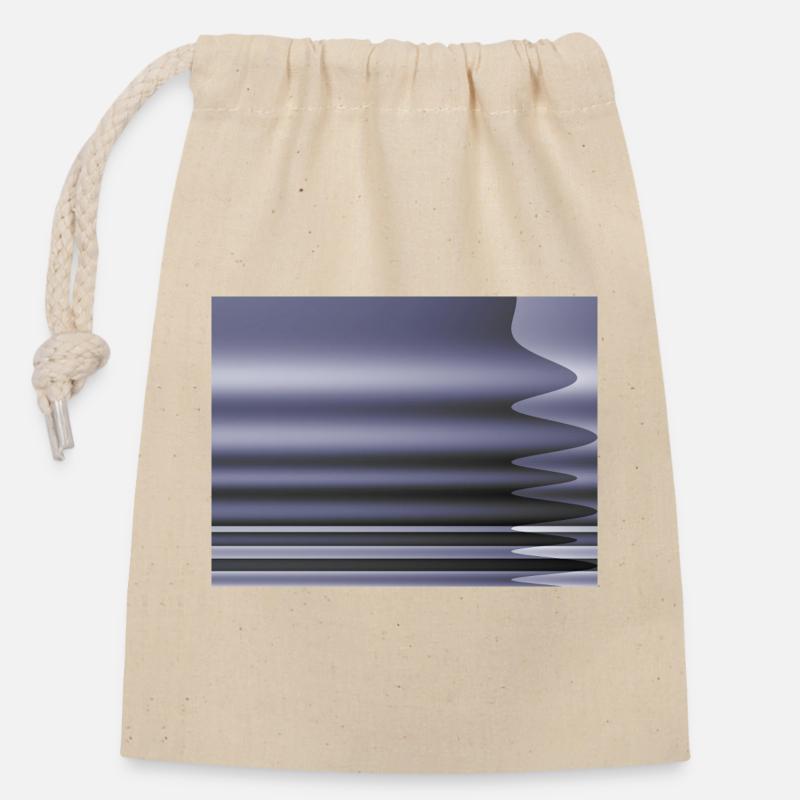 Thulcca - Sac cadeau en coton avec cordon (14 x 20 cm) - nature