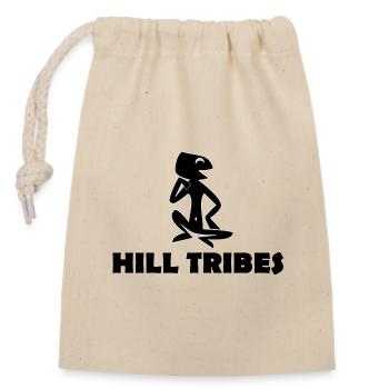 HILL TRIBES - Verschließbarer Geschenkbeutel aus Baumwolle (14x20cm) - Natur - Vorne