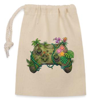 Jungle Controller - Gaming Sticker - Closable cotton gift bag (14x20cm) - nature - Front
