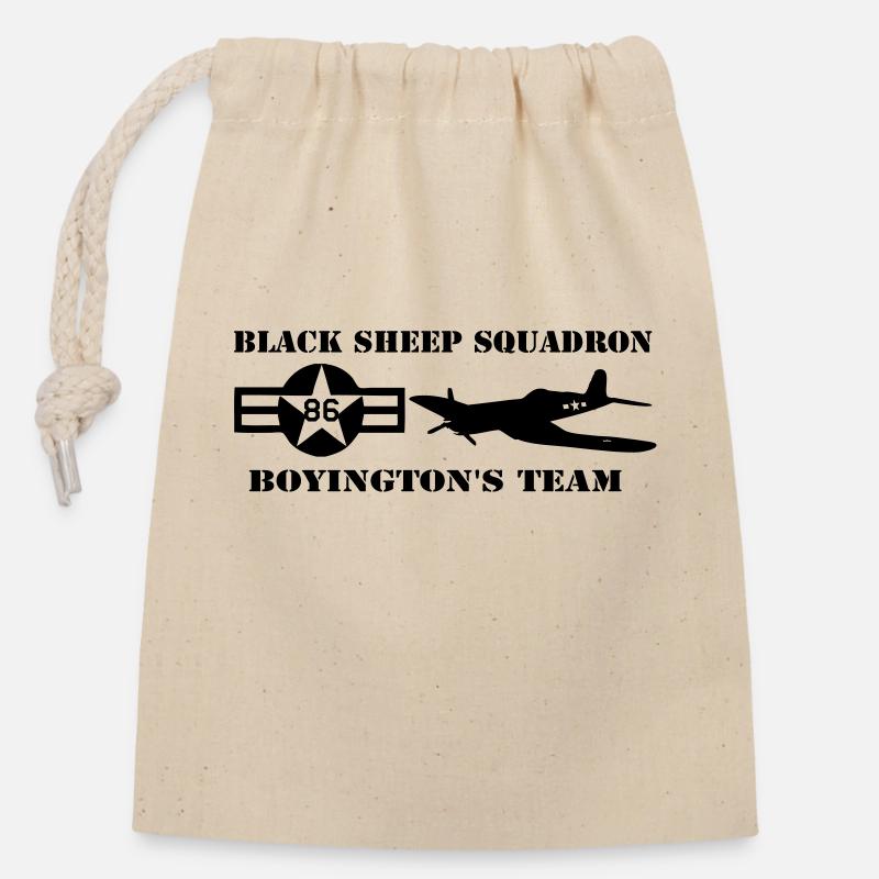 BOYINGTON - Closable cotton gift bag (14x20cm) - nature