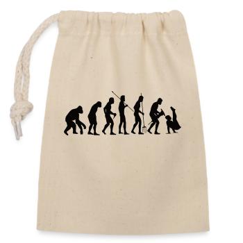 Gymnastics Floor Gymnastics Turner Evolution Gymnastics Club - Closable cotton gift bag (14x20cm) - nature - Front