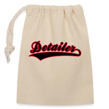 Car Detailer, Car Lover, Vehicle Detailer - Closable cotton gift bag (14x20cm) - nature - Front