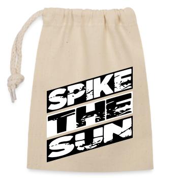 Summer Glow Beach Volleyball Rules - Closable cotton gift bag (14x20cm) - nature - Front