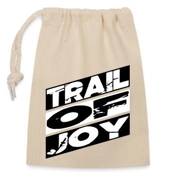 Blagues sur le vélo de fond Vélo de descente - Sac cadeau en coton avec cordon (14 x 20 cm) - nature - Devant