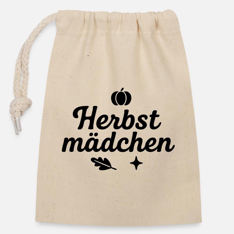 Jeu abstrait de couleurs sur le sweat à capuche et le t-shirt - Sac cadeau en coton avec cordon (14 x 20 cm) - nature